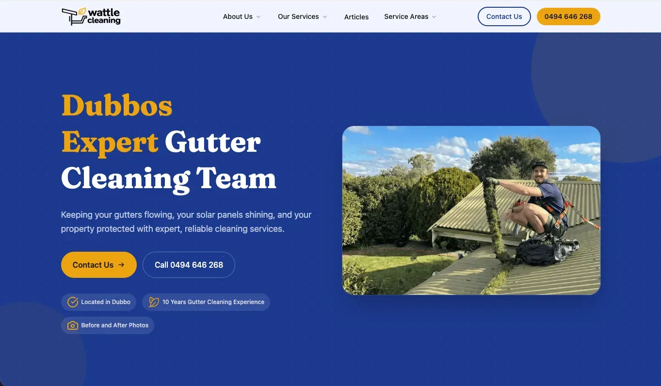 Wattle Cleaning Website